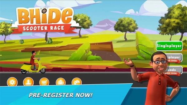 比德滑板车比赛游戏(Bhide Scooter Race)
