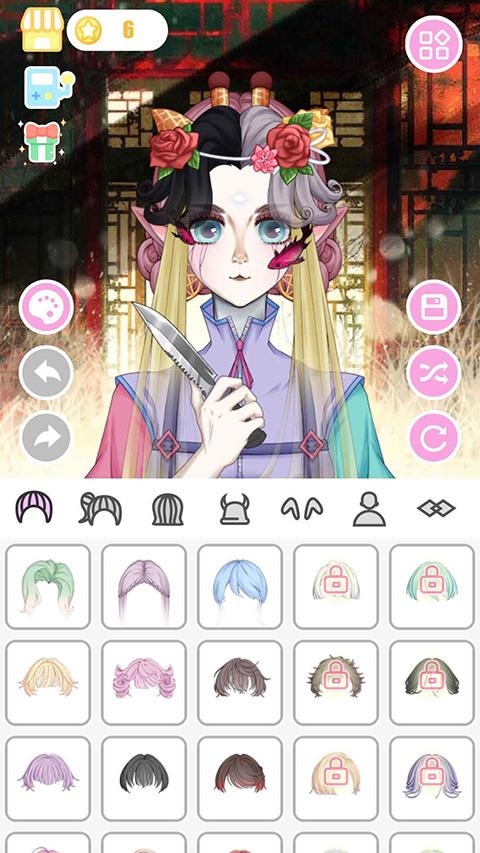 怪物女孩换装游戏截图2