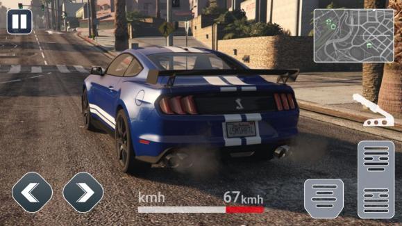 野马快车Drag Mustang Fast Car