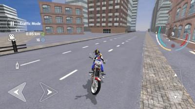摩托车驾驶竞速模拟器3D