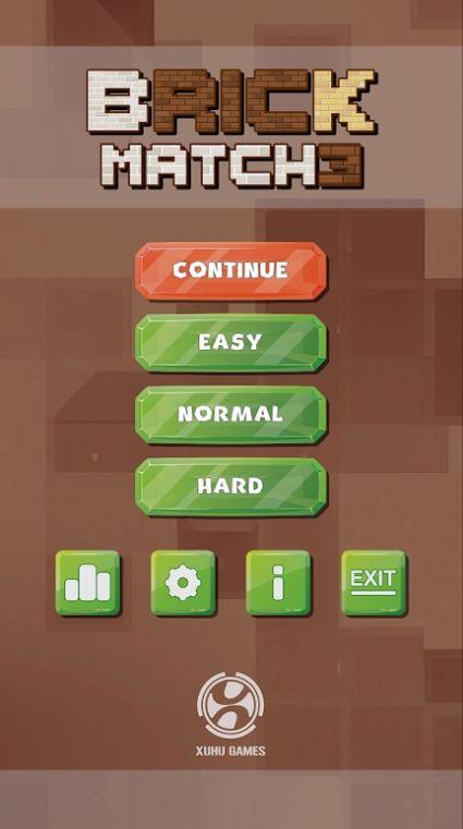 三色方块消除游戏(Brick Match 3)截图0