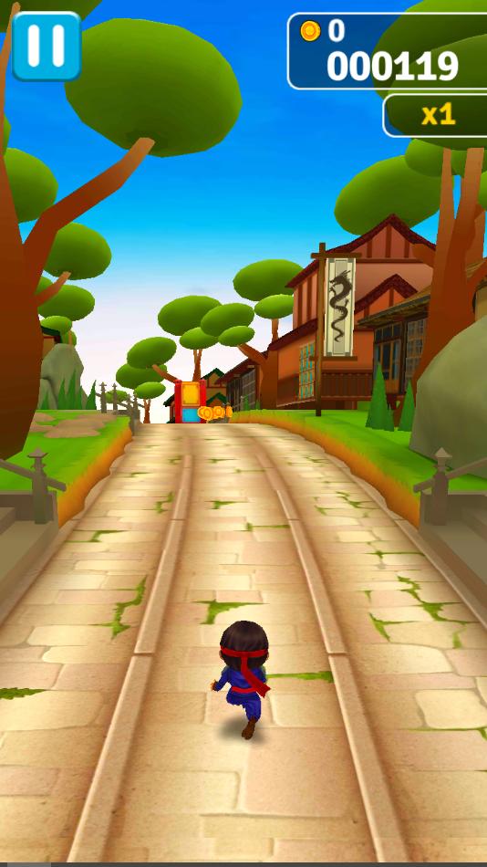 忍者酷跑安卓版(Ninja Run)截图1