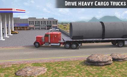 美国货运卡车驾驶游戏(American Cargo Truck Driving)截图3