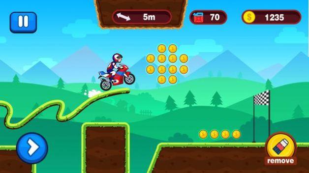 画线摩托骑士游戏(Draw Moto Rider)截图1