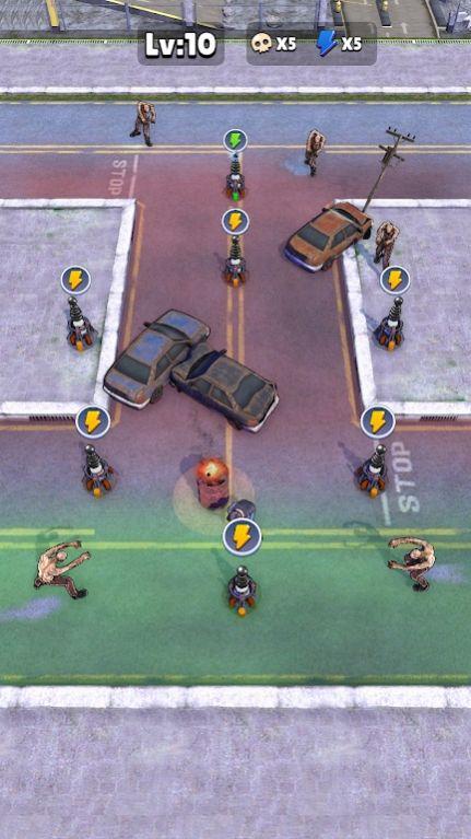 僵尸攻击谜题游戏(Zombie Attack Puzzle)截图0