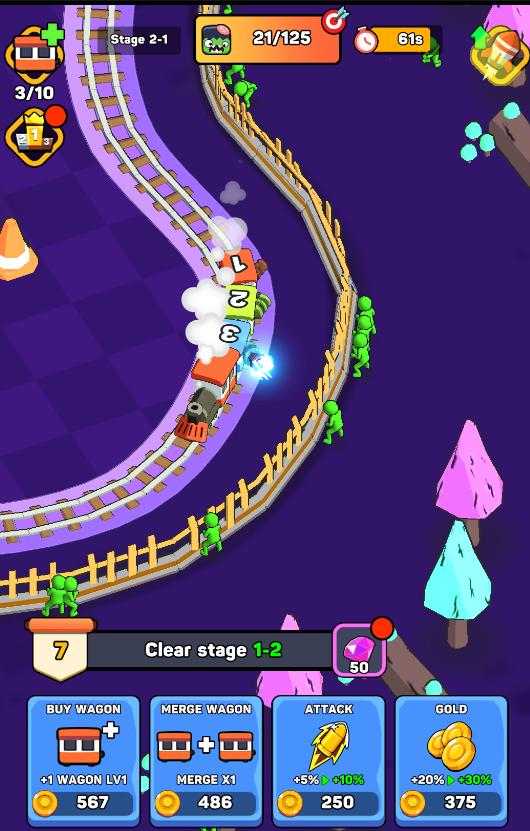 火车大亨僵尸猛攻Train Tycoon: Idle Defense