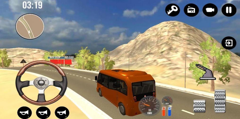 城市小巴驾驶游戏(City Minibus Driving)截图2