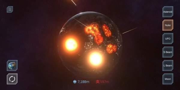 星球毁灭模拟器2023年最新版(Solar Smash)截图1