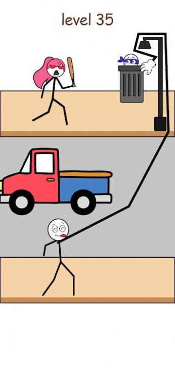 火柴人小偷考验游戏(Stickman Thief)截图3