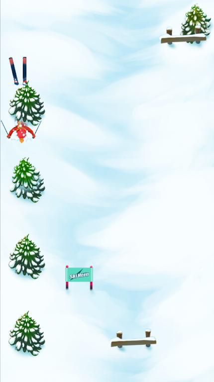 滑雪的英雄