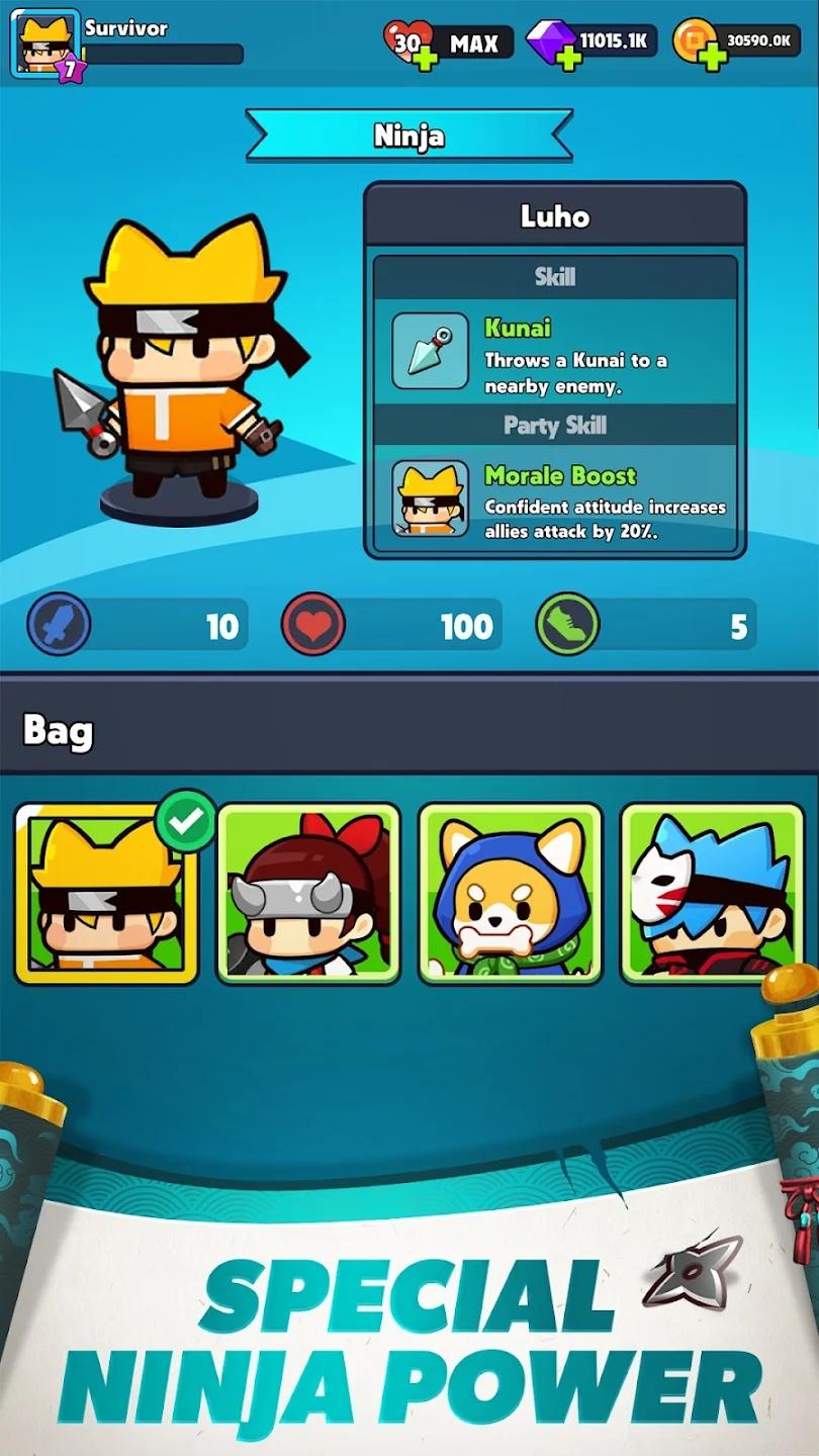 忍者幸存者游戏下载(Ninja Survivors)截图2