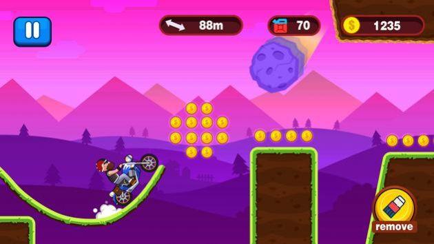 画线摩托骑士游戏(Draw Moto Rider)截图2