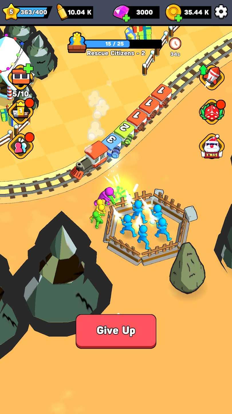 火车大亨僵尸猛攻Train Tycoon: Idle Defense截图2
