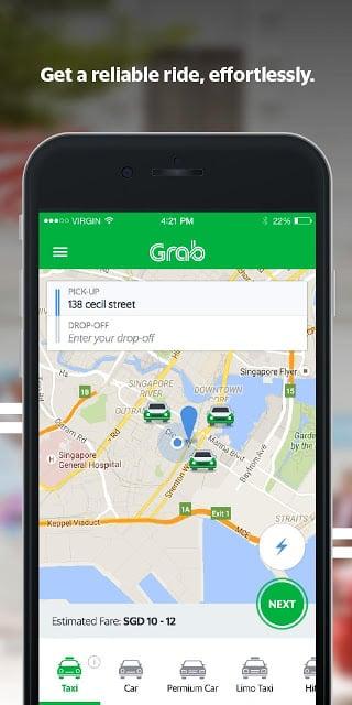 Grab打车软件下载截图2