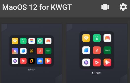 MaoOS 12 for KWGT手机版
