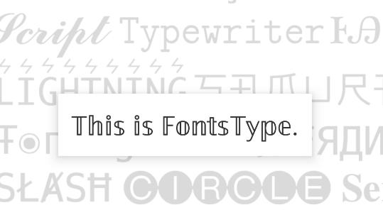 FontsType app