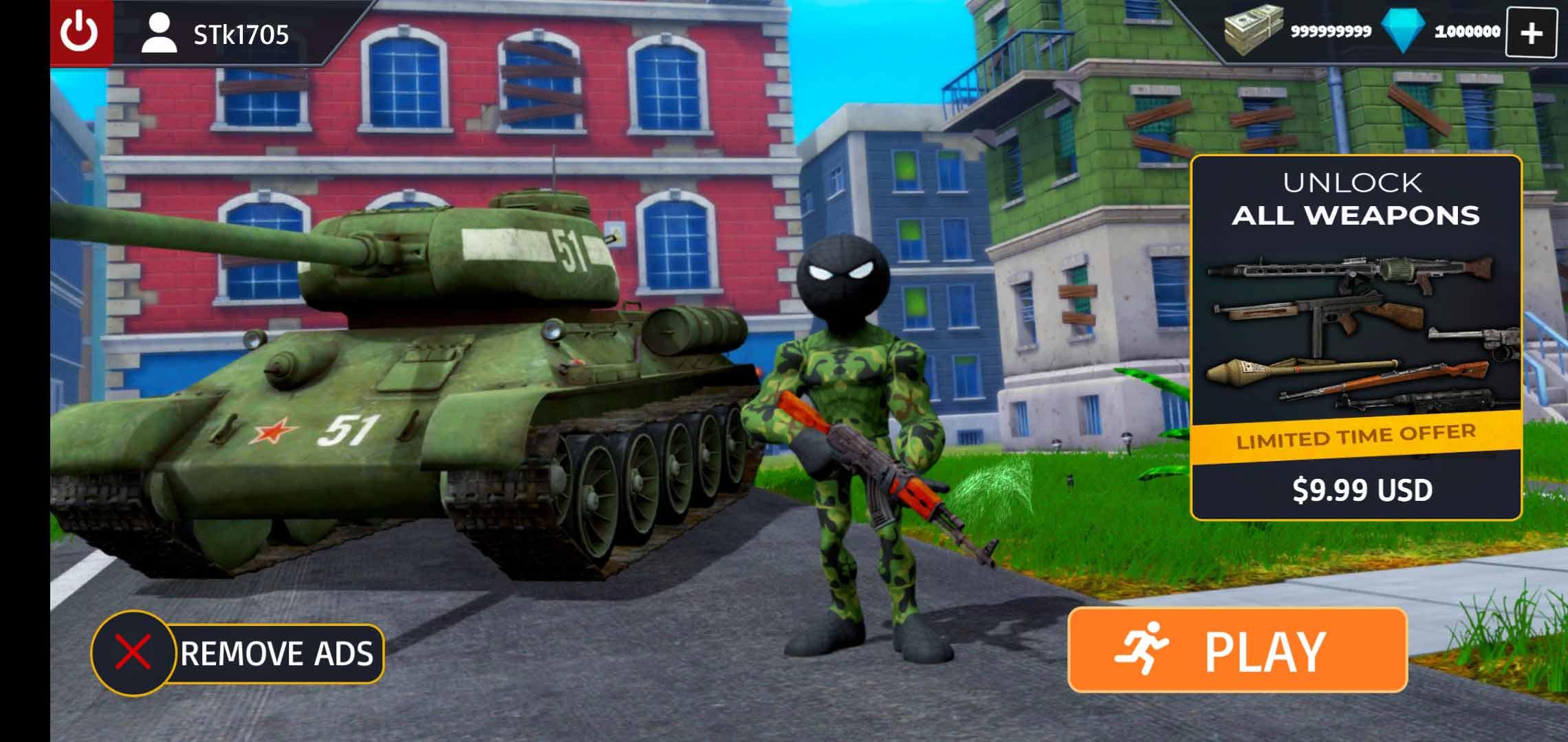 army stickman rope hero(火柴人陆军无限货币版) 1.2安卓版