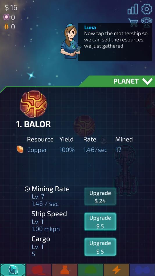 Idle Planet Miner(闲置的行星矿工（无条件购买付费商品）) 1.7.10最新破解版截图2