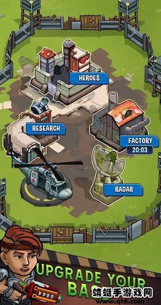 闲置僵尸城防破解版无限金币版 1.0安卓版