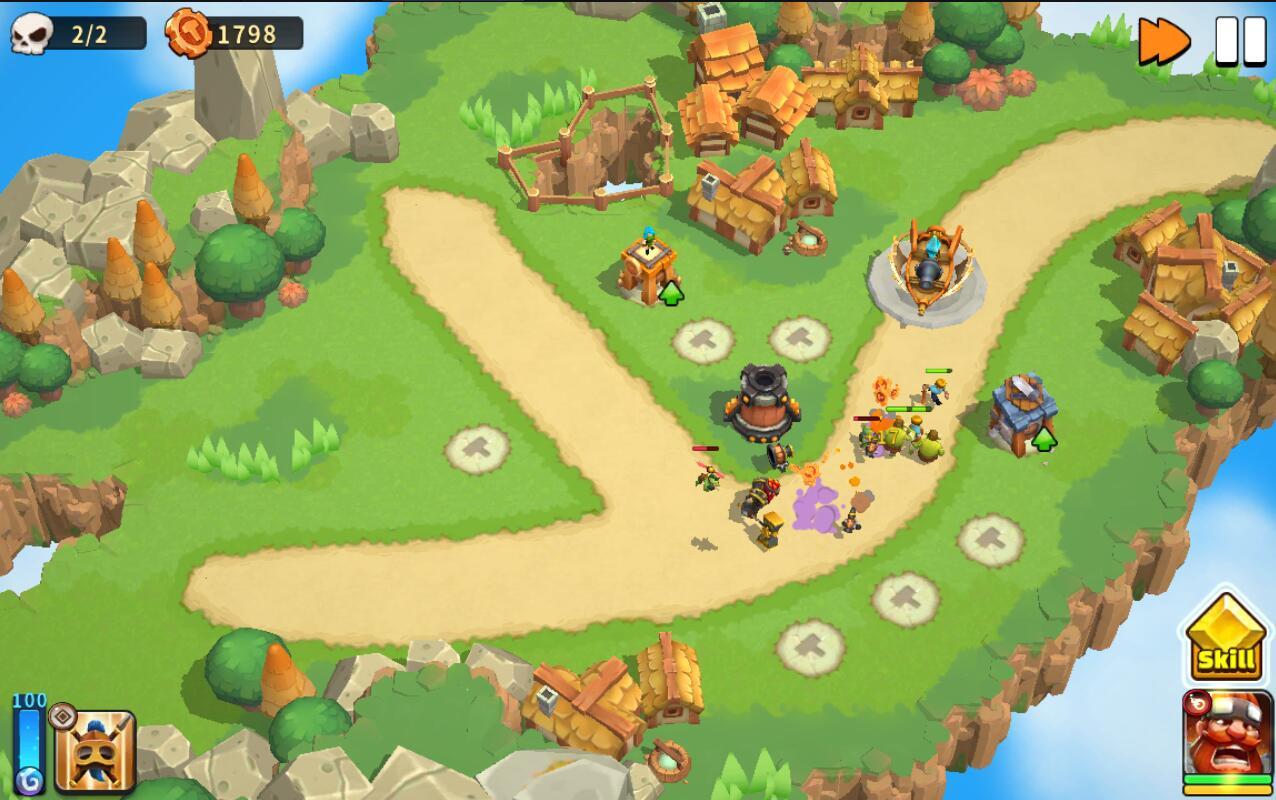 荒野天空塔防破解免CD版 1.66.8完整版