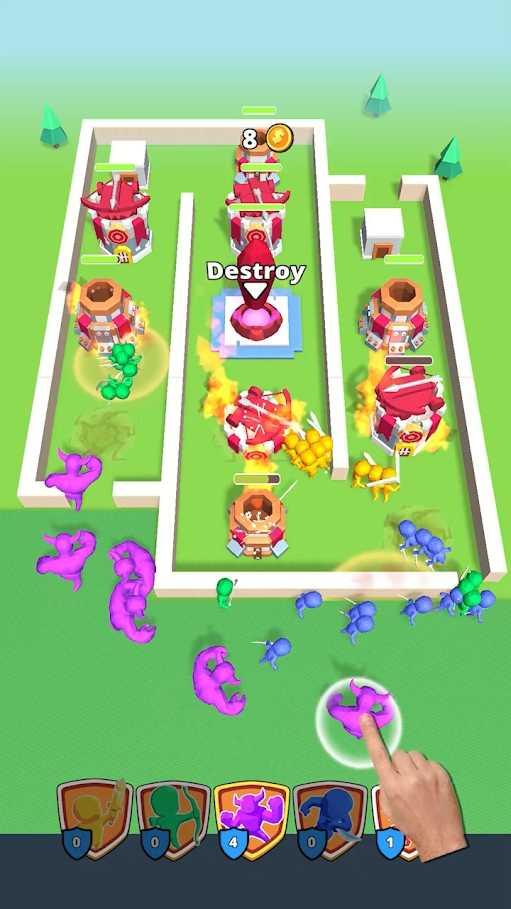 Tiny Clash(小冲突无条件升级版) 1.0安卓版截图1