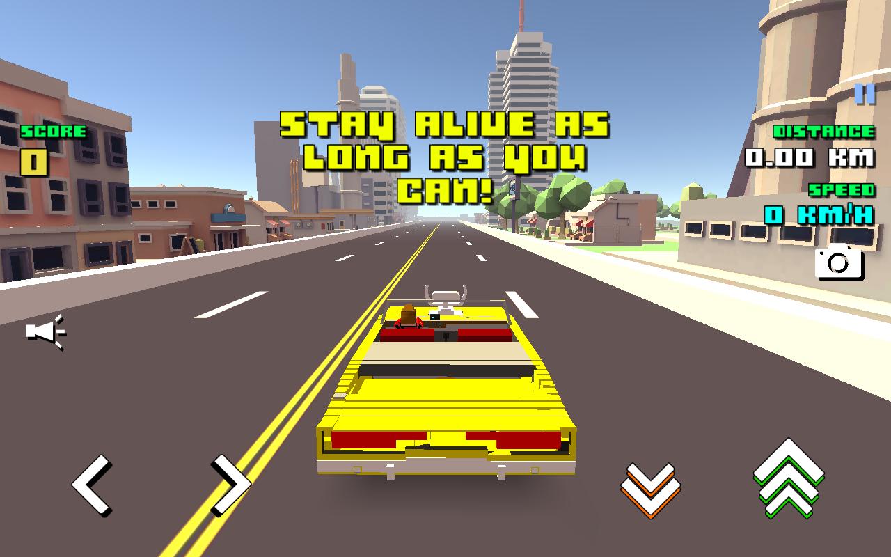 Blocky Car Racer(像素城市赛车解锁全部车辆版) 1.29安卓版