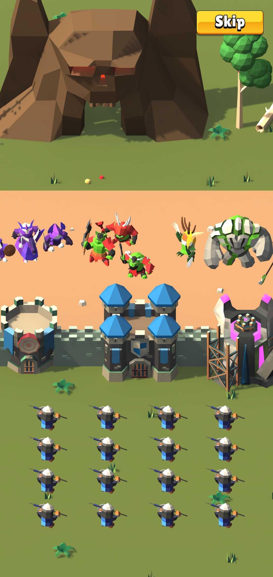 王国四军之战无限金币钻石版 1.4.1破解版截图2