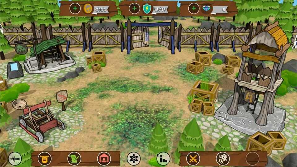 城堡战争3D（Castle Wars 3D）无限金币钻石版 1.0无限能量版截图1