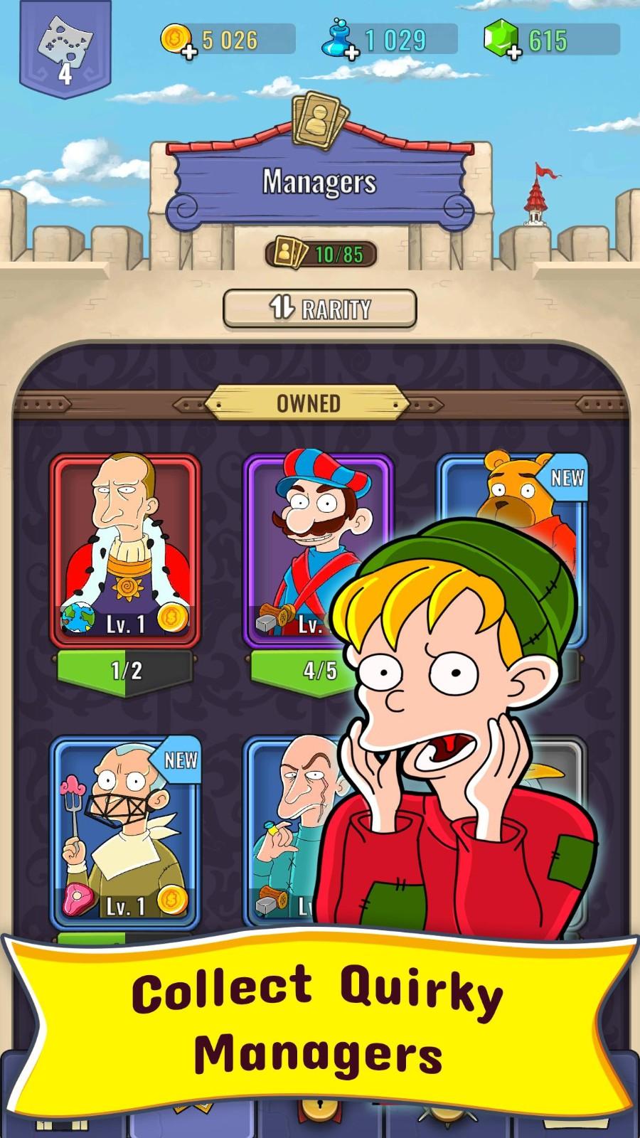 Hustle Kingdom Idle Clicker（空闲喧嚣王国）无限金币 0.9.112手机版