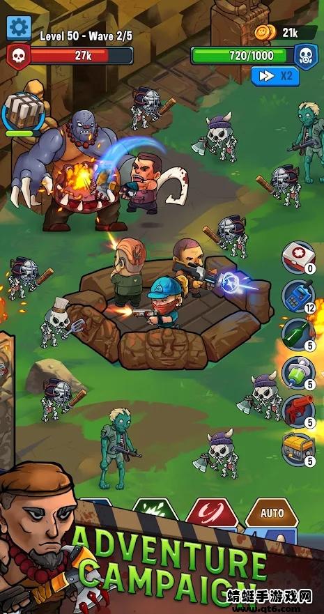 Zombie Idle（僵尸闲置城防无限金币无限钻石版） 1.0安卓版截图2