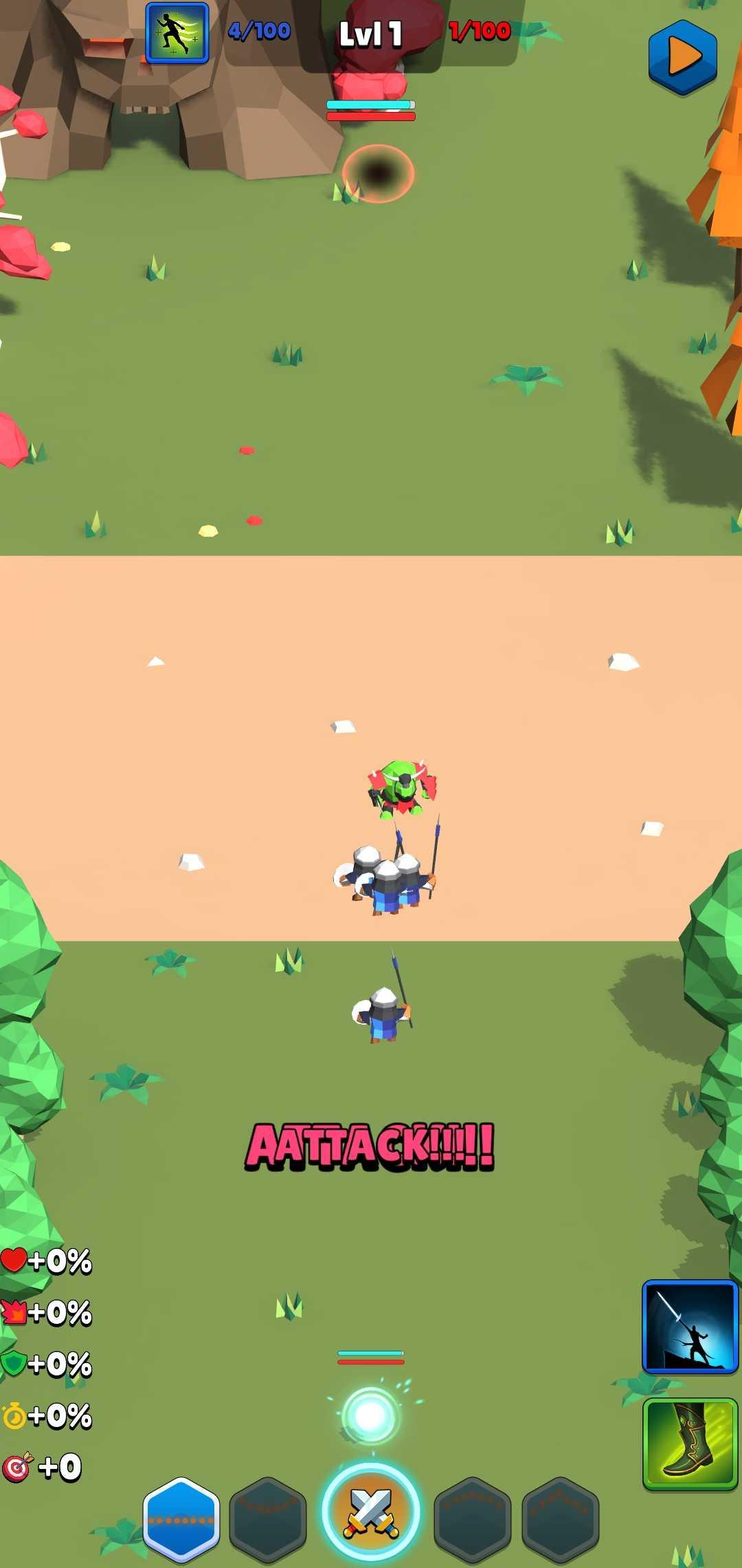 王国四军之战无限金币钻石版 1.4.1破解版截图1