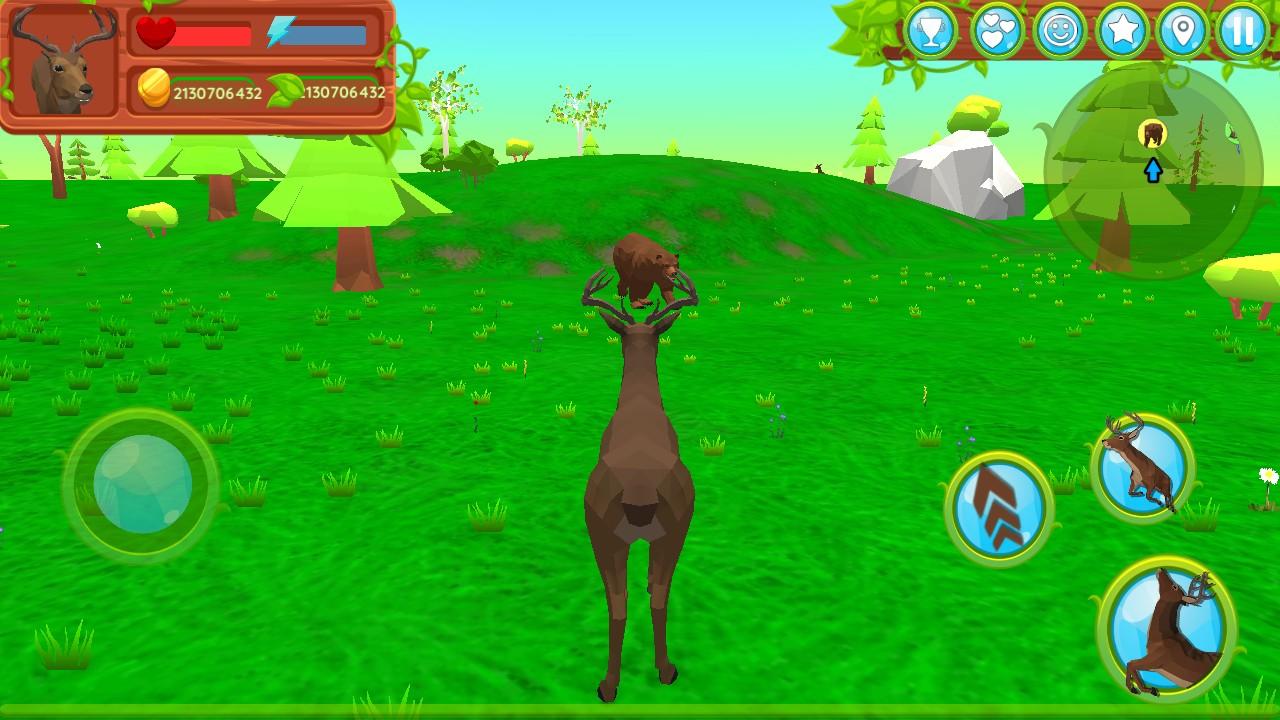 Deer Simulator - Animal Family(鹿模拟器动物家庭无限金币版) 1.166安卓版