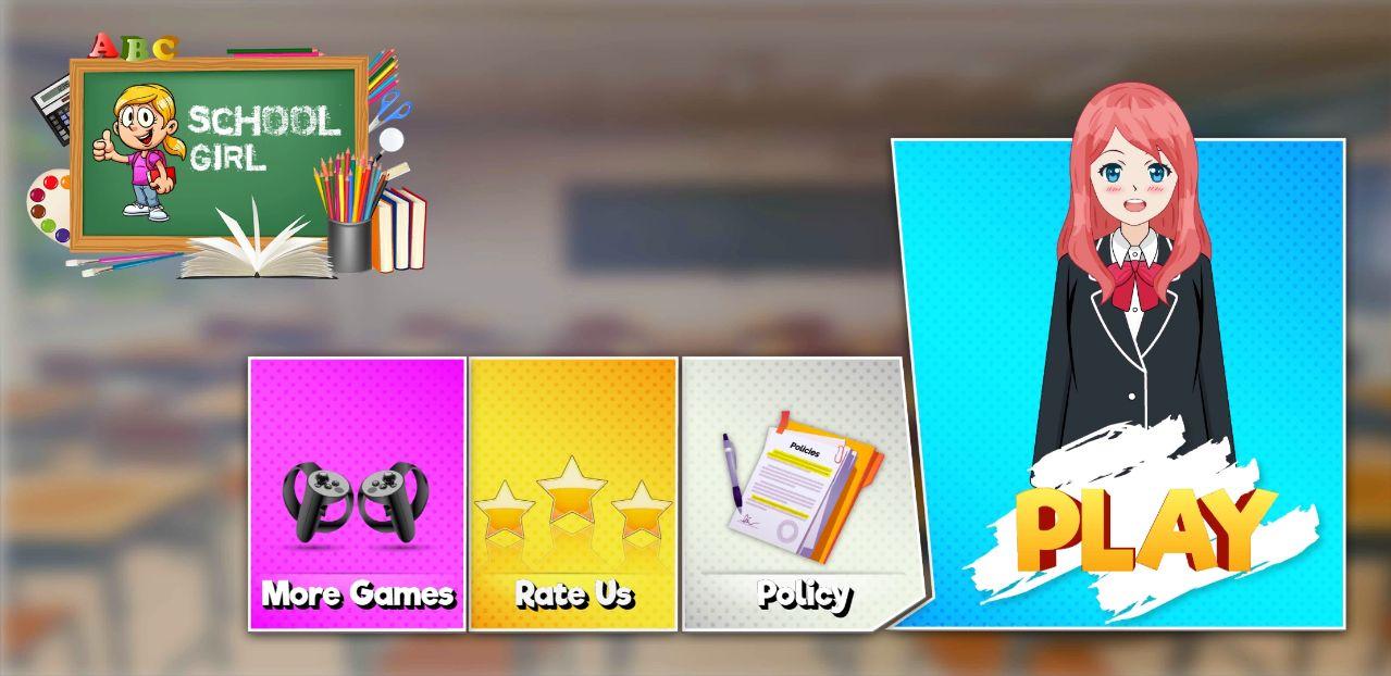 动漫高中樱花女孩生活3D模拟器去广告版 1.1安卓版