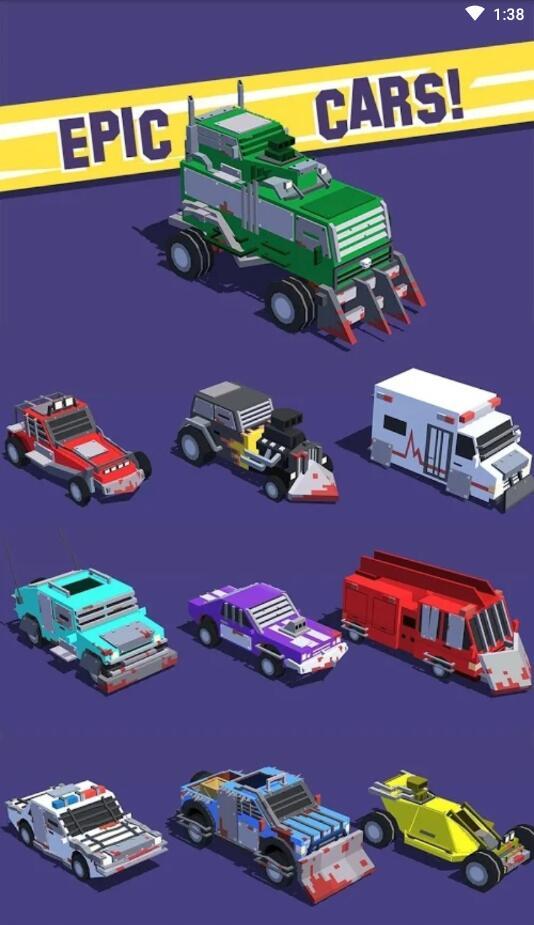 Crashy Race(崩溃竞速解锁全部车辆皮肤版) 0.250去广告版截图3