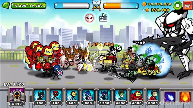 HERO WARS: Super Stickman(英雄战争：超级火柴人防御) 1.0.1截图3