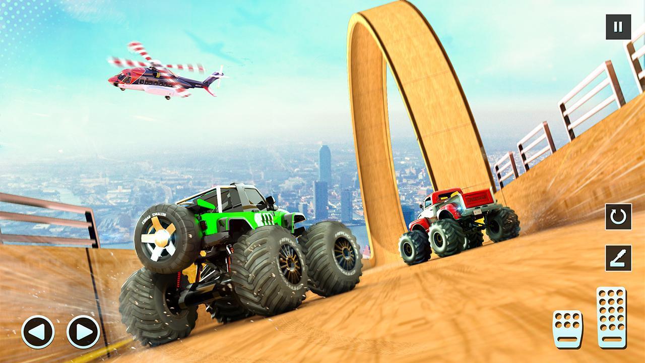 Monster Truck Mega Ramp - Extreme Stunts GT Racing(怪物卡车超级坡道大量货币版) 1.4安卓版截图0