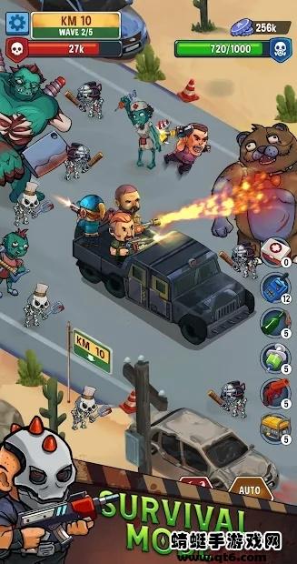闲置僵尸城防破解版无限金币版 1.0安卓版截图2