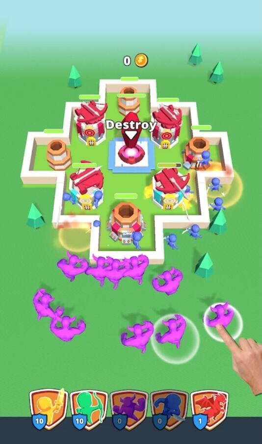 Tiny Clash(小小冲突免费升级军队版) 1.0安卓版截图1