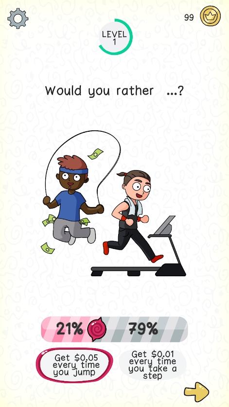 Would You Rather: Personality Game(你愿意吗个性游戏) 0.3版本截图2