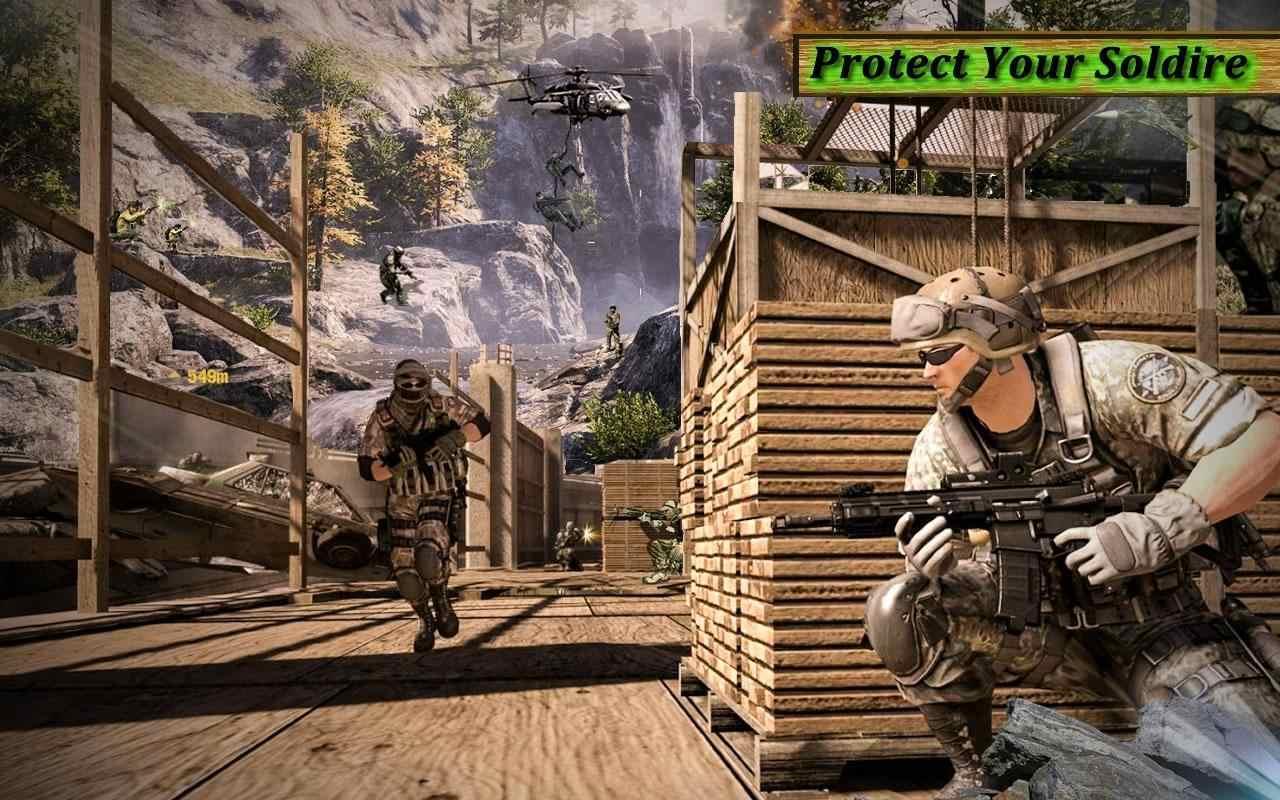 Real Commando Secret Mission(战斗任务黑色狙击兵免广告奖励版) 14.5安卓版