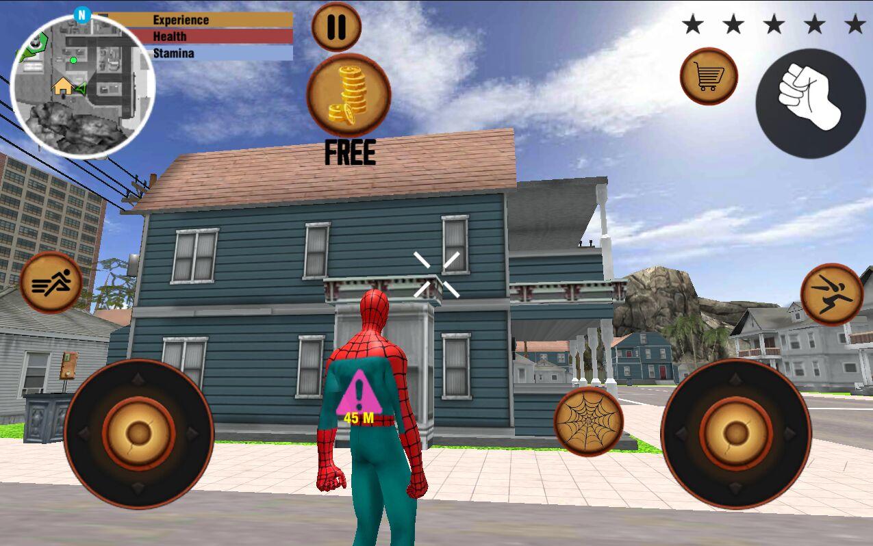 Spider stickman Rope hero(忍者绳索英雄无限钻石版) 1.2无限钞票版