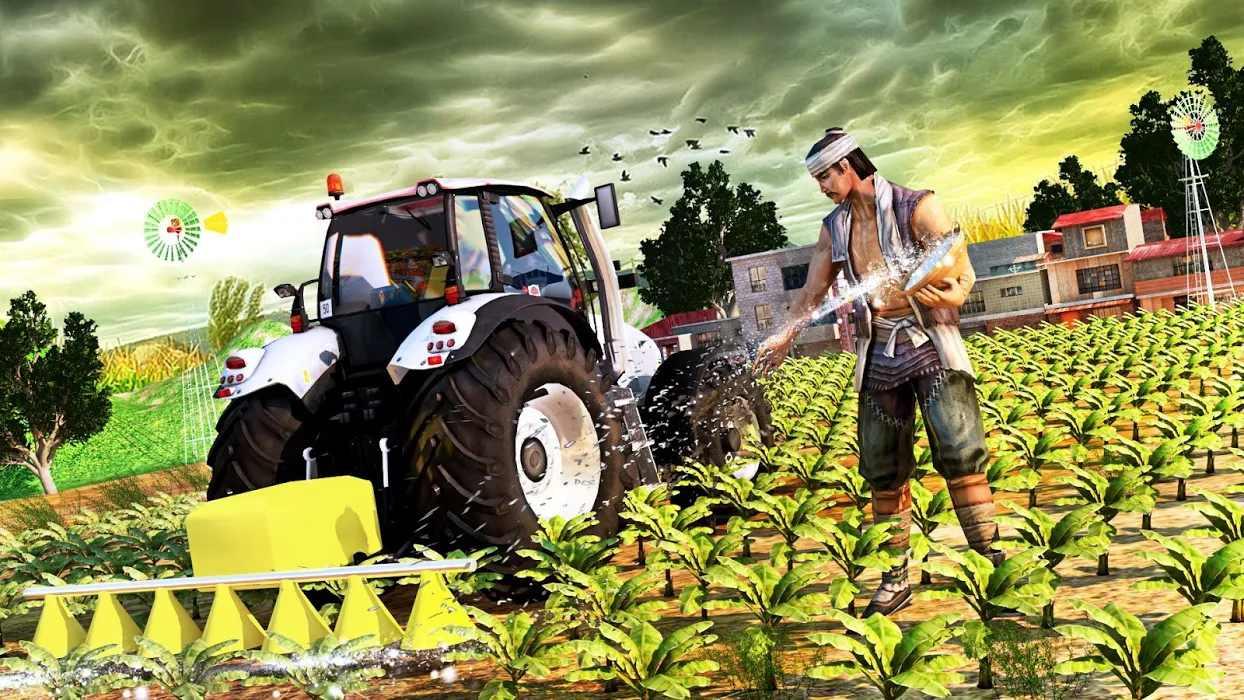 Real Tractor Farming Simulator 3D New Tractor Game(拖拉机耕种无限钞票版)无限钞票版 1.20安卓版
