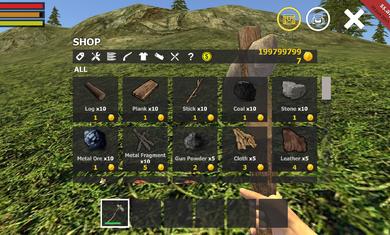 荒岛生存模拟3D强制金币购买破解版 0.2.1