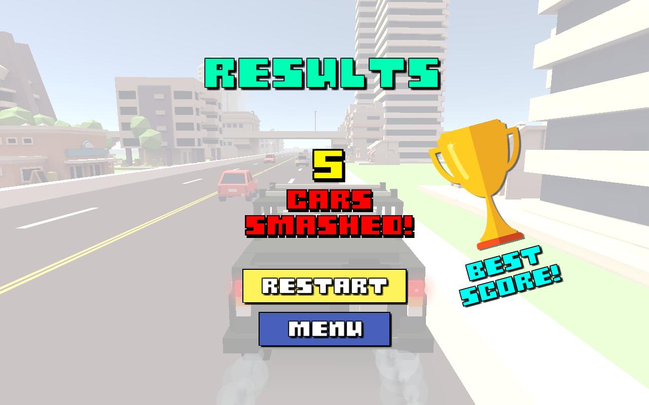 Blocky Car Racer(像素城市赛车解锁全部车辆版) 1.29安卓版截图1