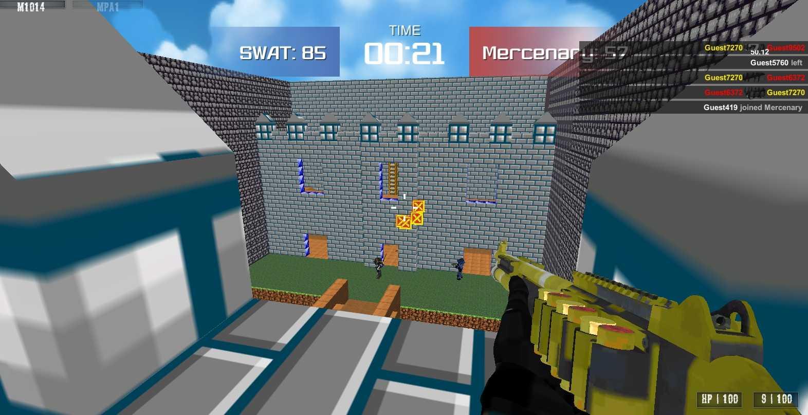 Blocky Combat Swat 2.2方块像素战斗特警(修改无限子弹) 1.50破解版