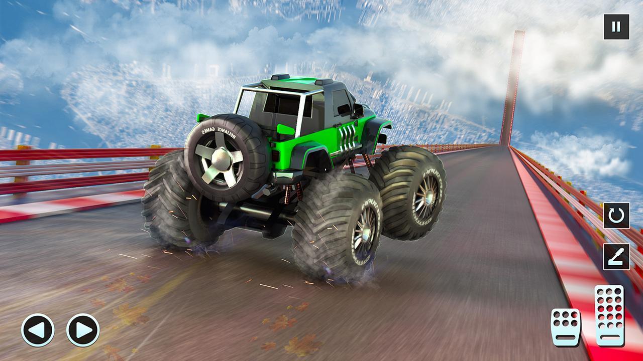 Monster Truck Mega Ramp - Extreme Stunts GT Racing(怪物卡车超级坡道大量货币版) 1.4安卓版