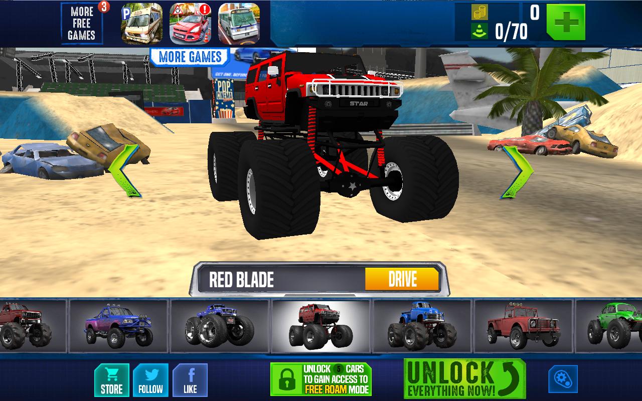 怪物卡车XT机场德比无条件购车版 1.1安卓版截图1