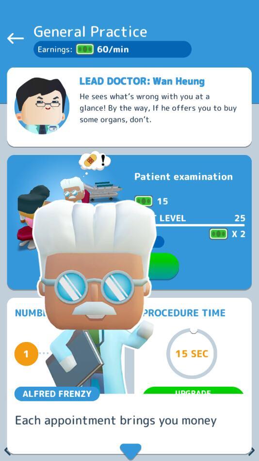 疯狂医院大亨无限金币版（Frenzied Hospital） 0.15.0安卓版截图3