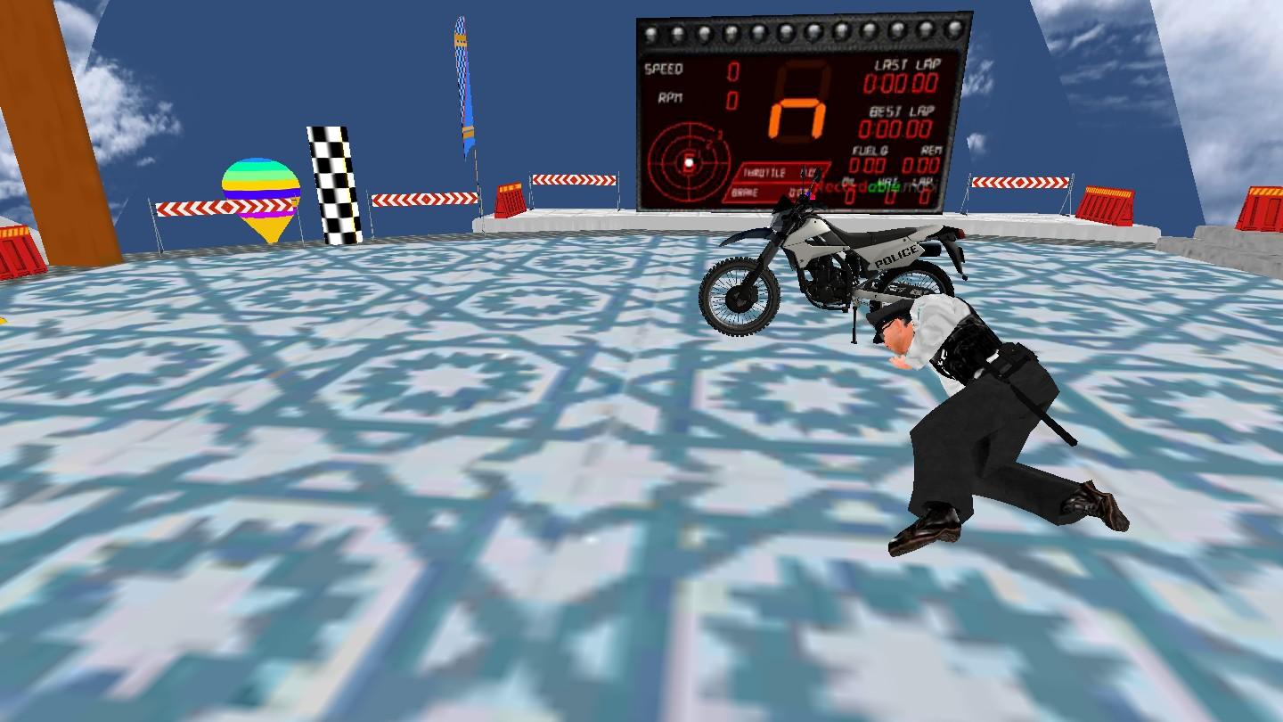 Police Bike Mega Ramp Stunts(警车超级斜坡特技全解锁版) 2.1安卓版