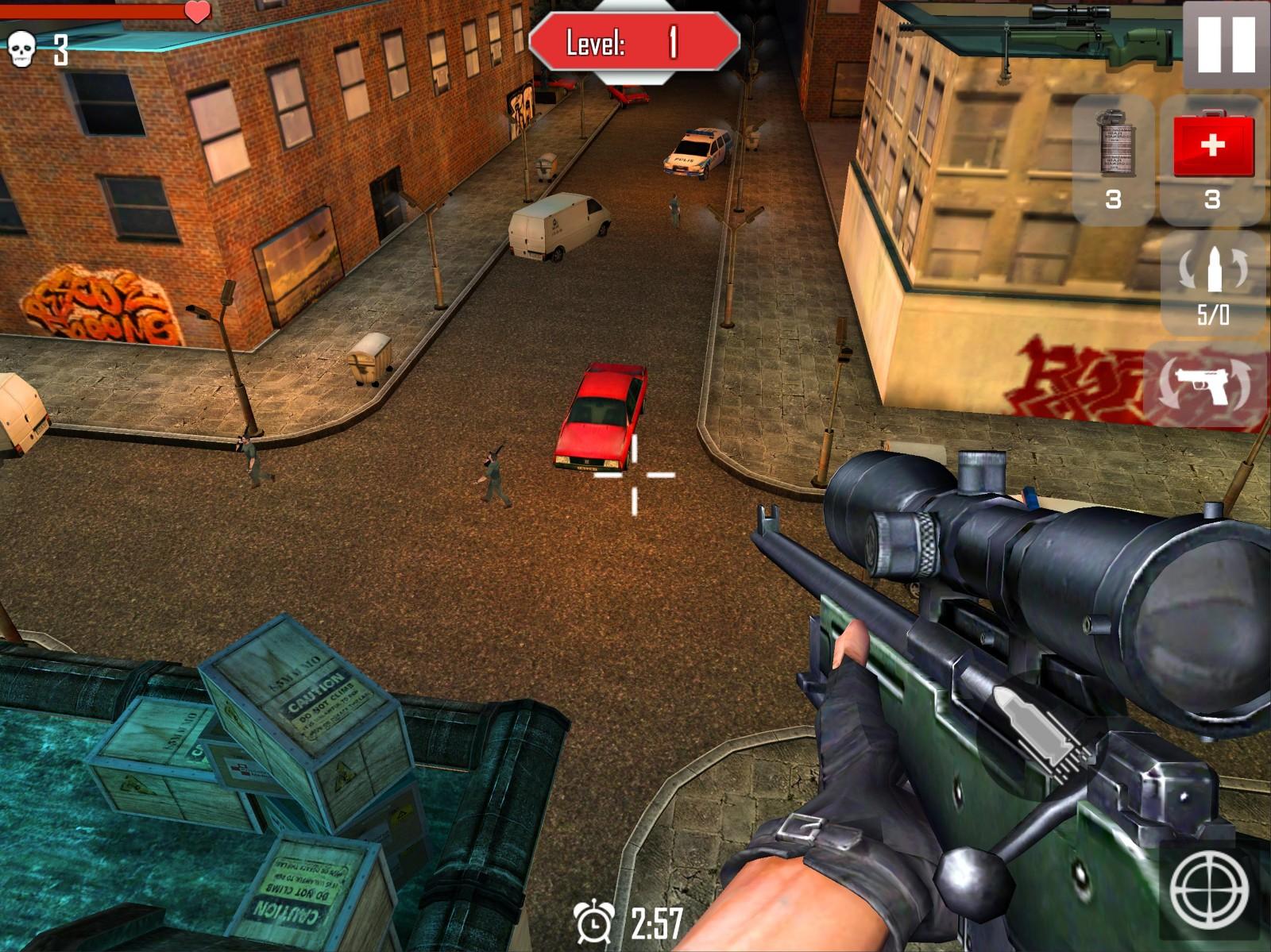 Sniper War(狙击杀手3D无限金币版) 6.4破解版